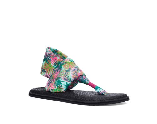 Sandale Sanuk Yoga Sling 2 Tropical Vegan Femme - Multicolore ZDPJSQ972